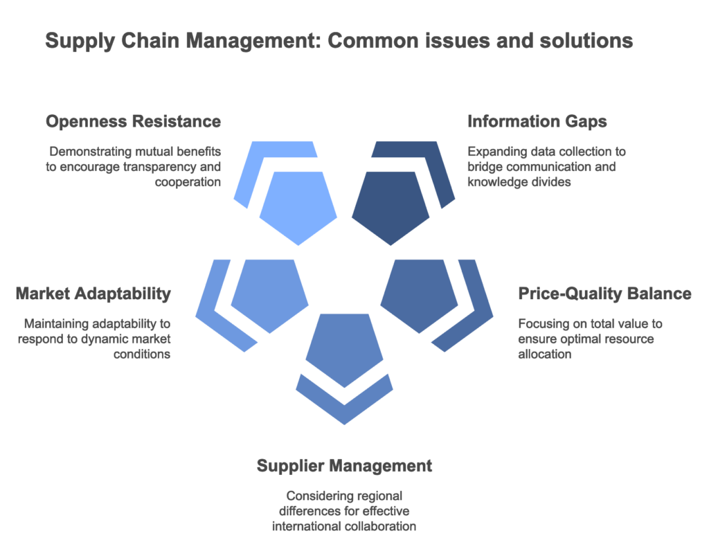 Common issues in supply chain management