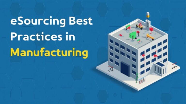 esourcing best practise manufacturing